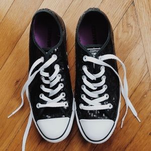 Converse All Star Sequin Low Tops